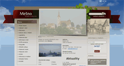 Desktop Screenshot of mesno.cz